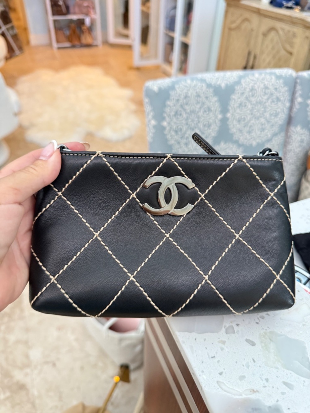 Chanel Vintage Wild Stitch Mini Shoulder Bag